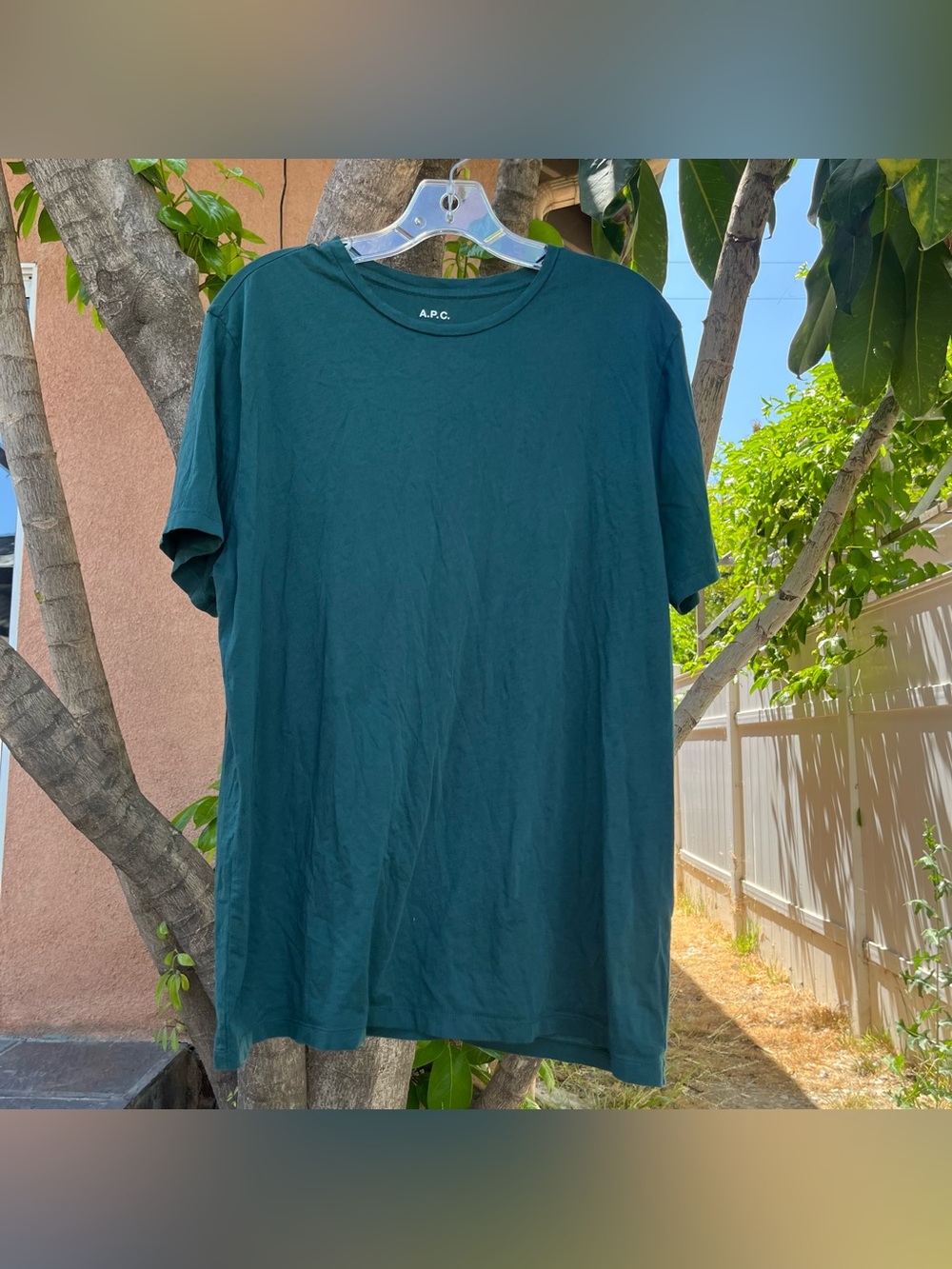 Designer A.P.C Emerald Green T-Shirt